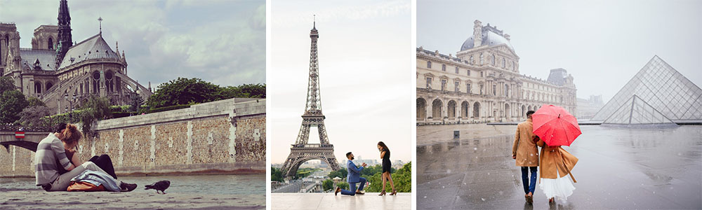 couples in Paris