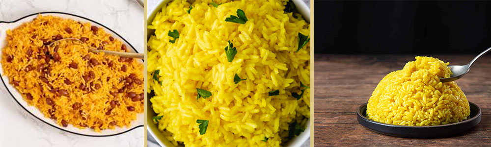 Turmeric Yellow rice dish