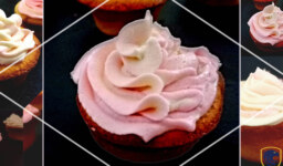 Milk and Rose Cupcakes