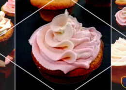 Milk and Rose Cupcakes