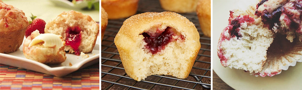 Super Sweet Jam Muffins