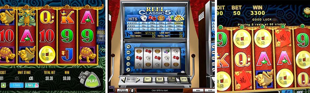 5 Reel slot machines