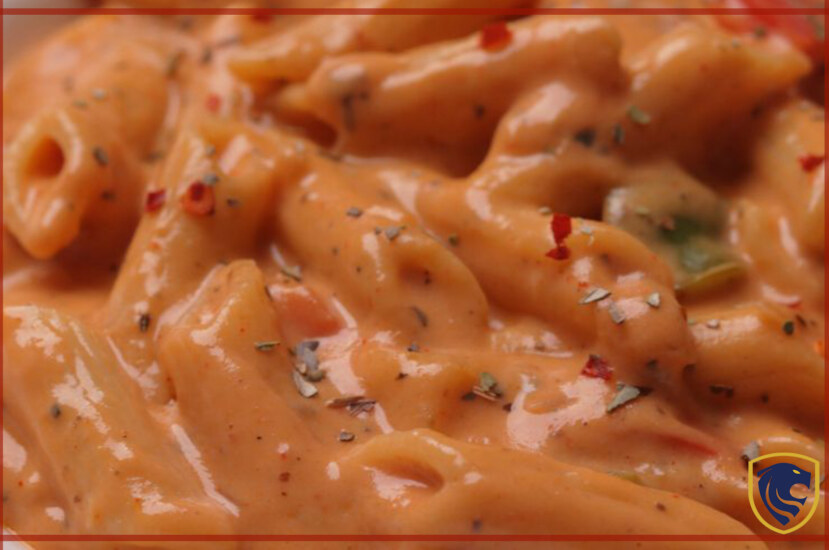 Mouth-watering Pink sauce pasta recipe