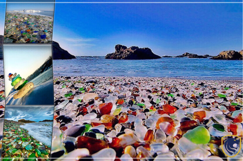 Vivid Glass Beach of Ussuri Bay Russia