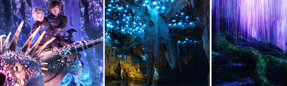 movie scenes inspired my glow worm caves