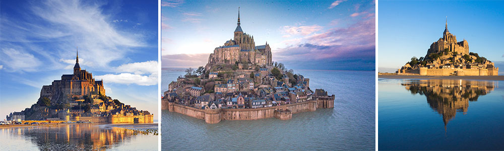 Mont-Saint Michel , Normandy.