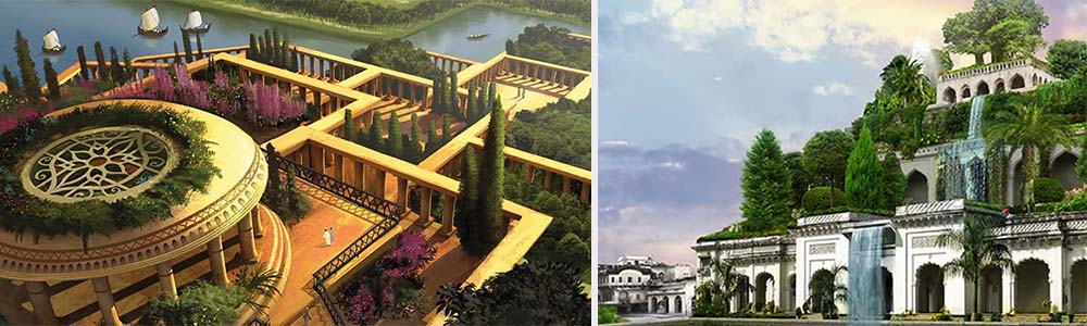 Babylonian history; hanging gardens