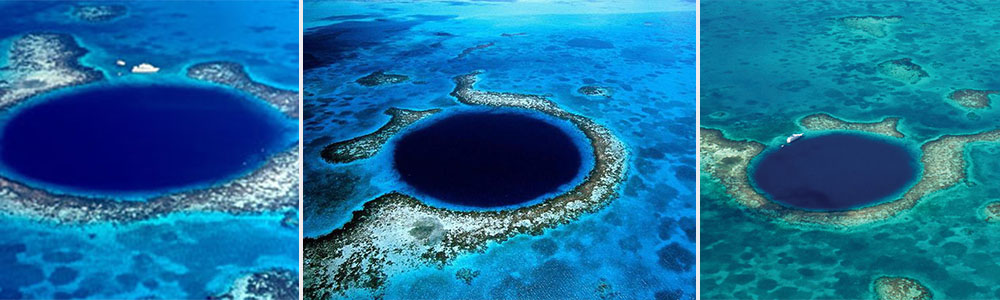 Dean's blue hole; The world's largest sinkhole.