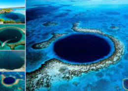 The world’s largest sinkhole; Dean’s blue hole in Bahamas