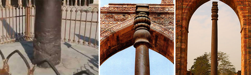 The pillar that stands 1600 years without rust; the Iron pillar of Delhi 1