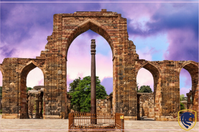 The pillar that stands 1600 years without rust; the Iron pillar of Delhi