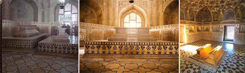 tombs in The Taj Mahal