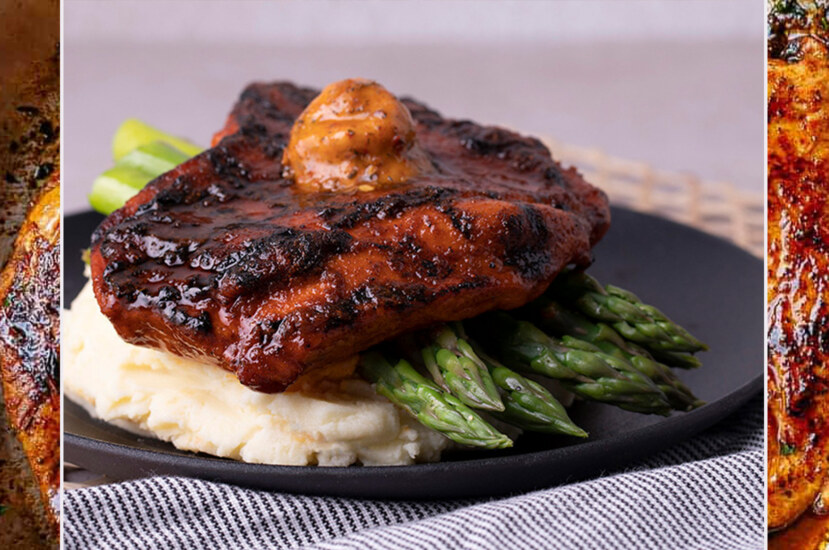 Creole Chicken with Garlic Mashed Potatoes