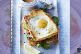 Egg-In-The-Hole Smoked Salmon & Avocado Toast