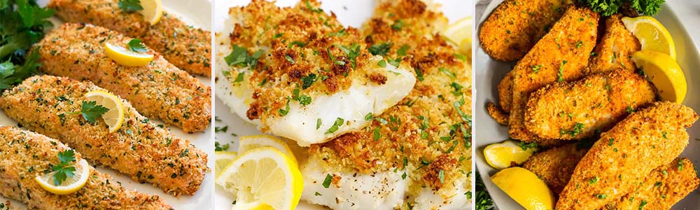 Parmesan Crusted Baked Fish