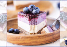 Triple-layered Berry Cheesecake