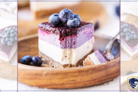 Triple-layered Berry Cheesecake