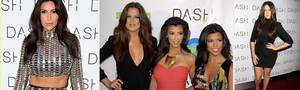 DASH; Kourtney, Kim, and Khloé Kardashian