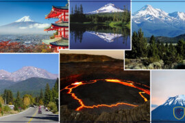 Active Volcanoes that are waiting to erupt in the future.