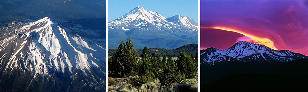 Mount Shasta, California : Active Volcanoes that are waiting to erupt in the future.