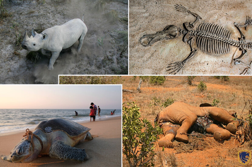 Humans are causing the extinction of numerous animal species worldwide.