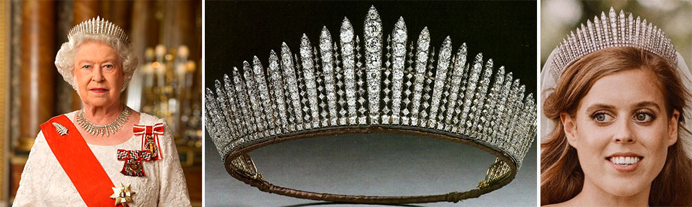 Queen Mary’s Fringe Tiara ;Most Spectacular Tiaras That The British Royal Family Owns