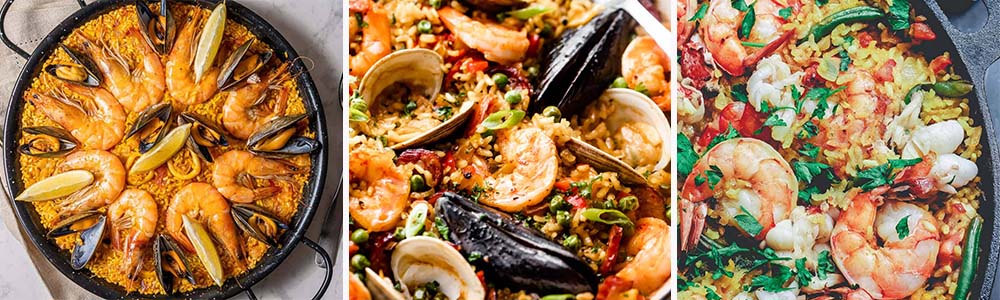 Seafood Paella ;Delicious Food From Spain