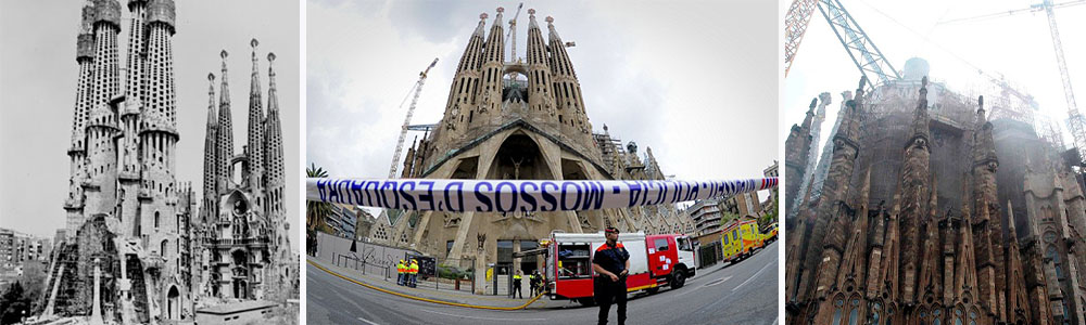 The things that Sagrada Família had to go through
