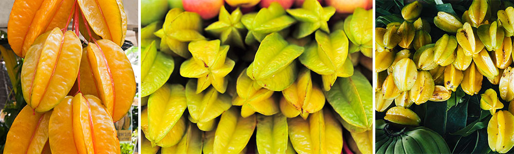 Starfruit  ;Most Exotic Fruits Around The World.