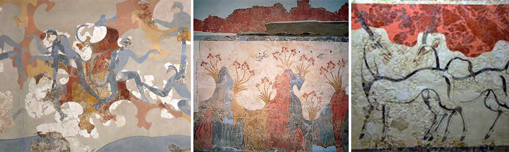 The Frescoes of Akrotiri