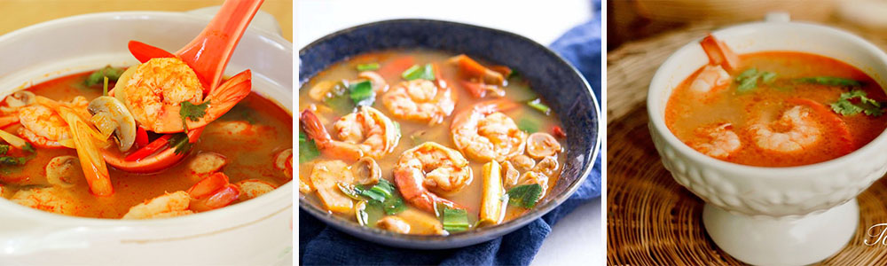 Tom Yum Goong (Hot & Sour Shrimp Soup)