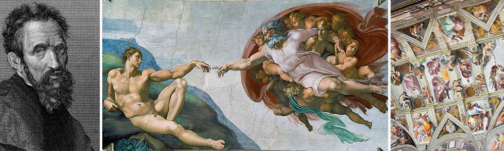 The Creation of Adam by Michelangelo; Must Visit Frescoes In The World