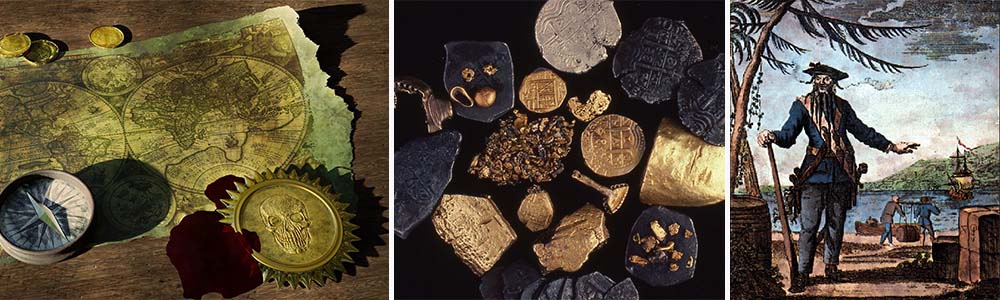 Lost Treasures Around The World; Blackbeard’s treasure