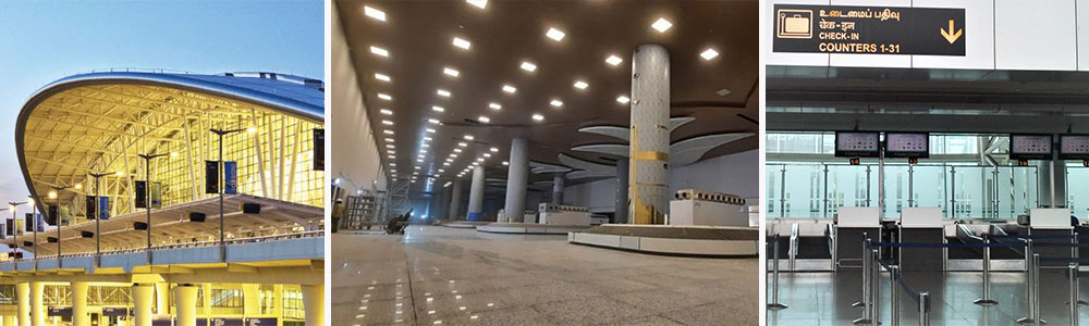 Terminals in Chennai Airport