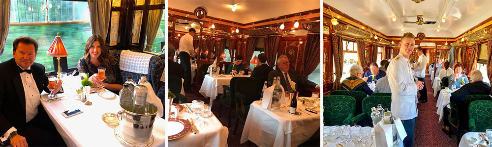 Most Luxurious Train Rides In The World; Venice Simplon-Orient-Express dining