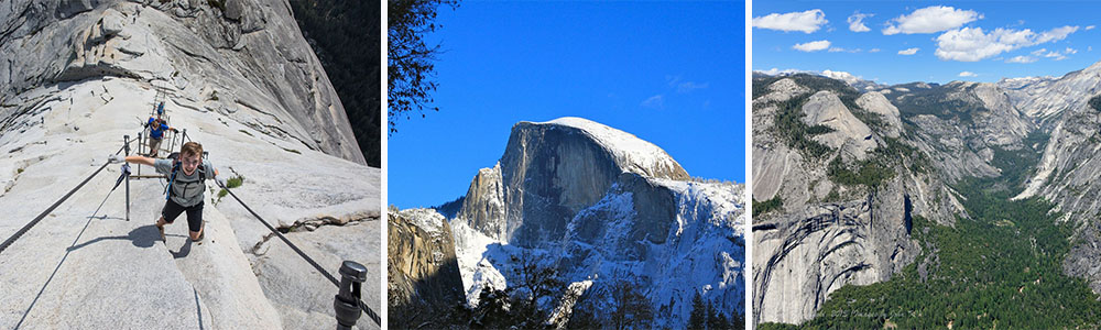 Most Dangerous Hiking Trails In The World; Half Dome in Yosemite, California