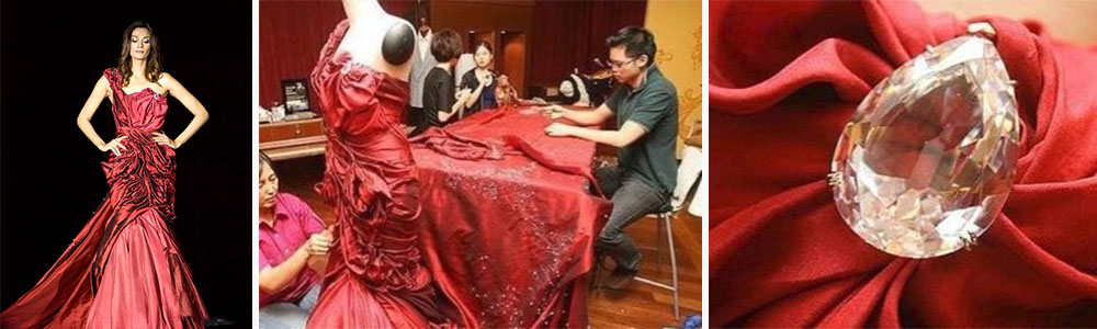 Most Expensive Dresses That Have Ever Been Made; Nightingale Of Kuala Lumpur