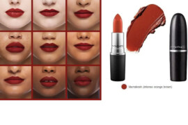 MAC Intense Orange Brown (Matte) Lipstick