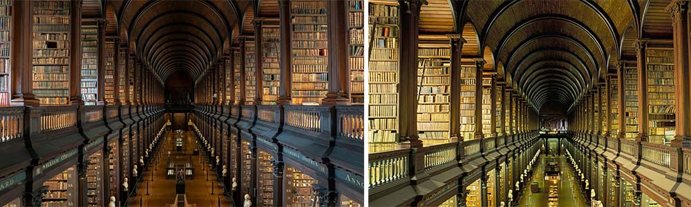 Trinity College Library - Dublin, Ireland; Most Fascinating Libraries Around The World