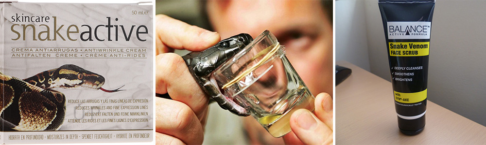 Snake venom in beauty products