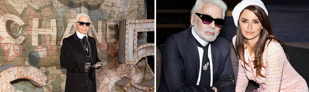 Karl Lagerfeld becomes the creative director of Chanel