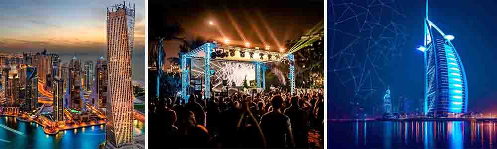 Night Life Around Middlesex University Dubai