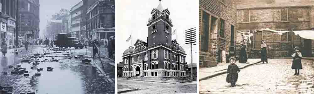 History of the city in which the Main Campus is located — Bradford