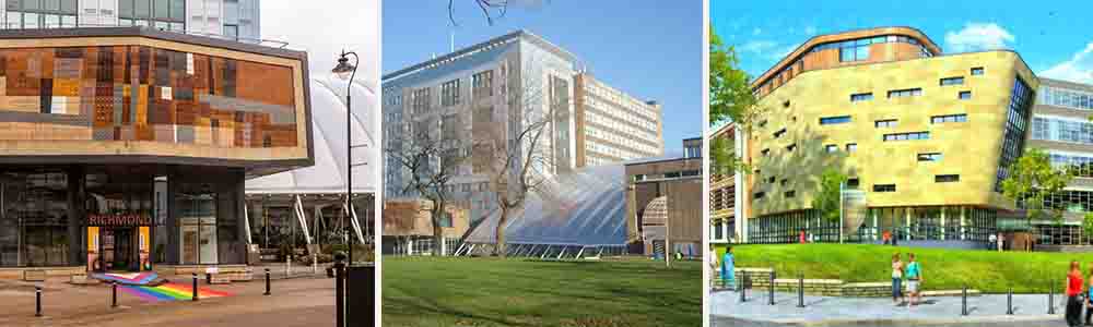 Main City Campus University of Bradford Richmond building and Horton Building