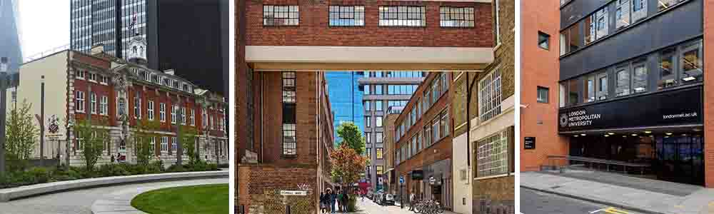 : London Metropolitan University; Aldgate prominent buildingss