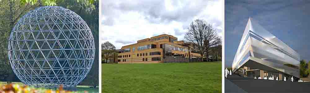 Campus architecture; Stag Hill campus